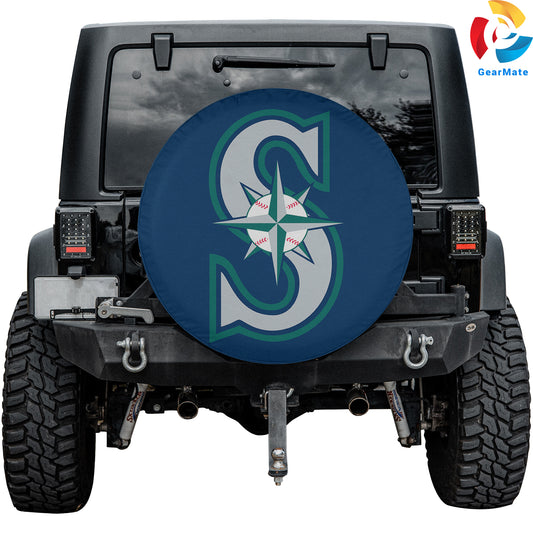 Seattle Mariners MLB Season Spare Tire Cover – Premium Waterproof UV-Resistant Protector