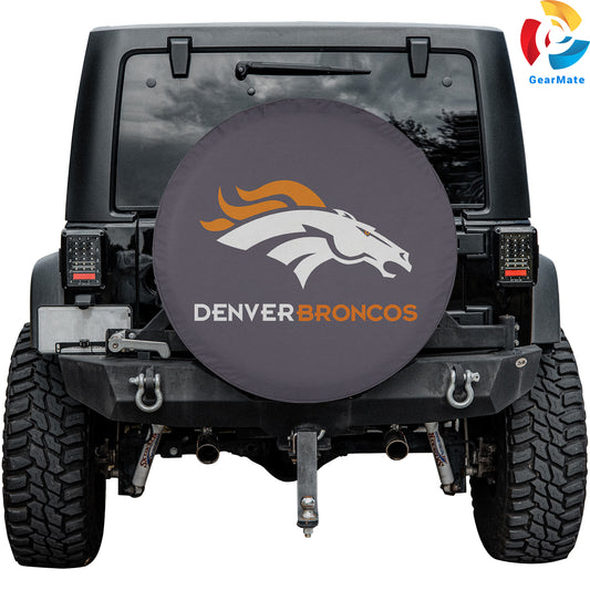 Denver Broncos NFL Spare Tire Cover – Premium Waterproof UV-Resistant Protector