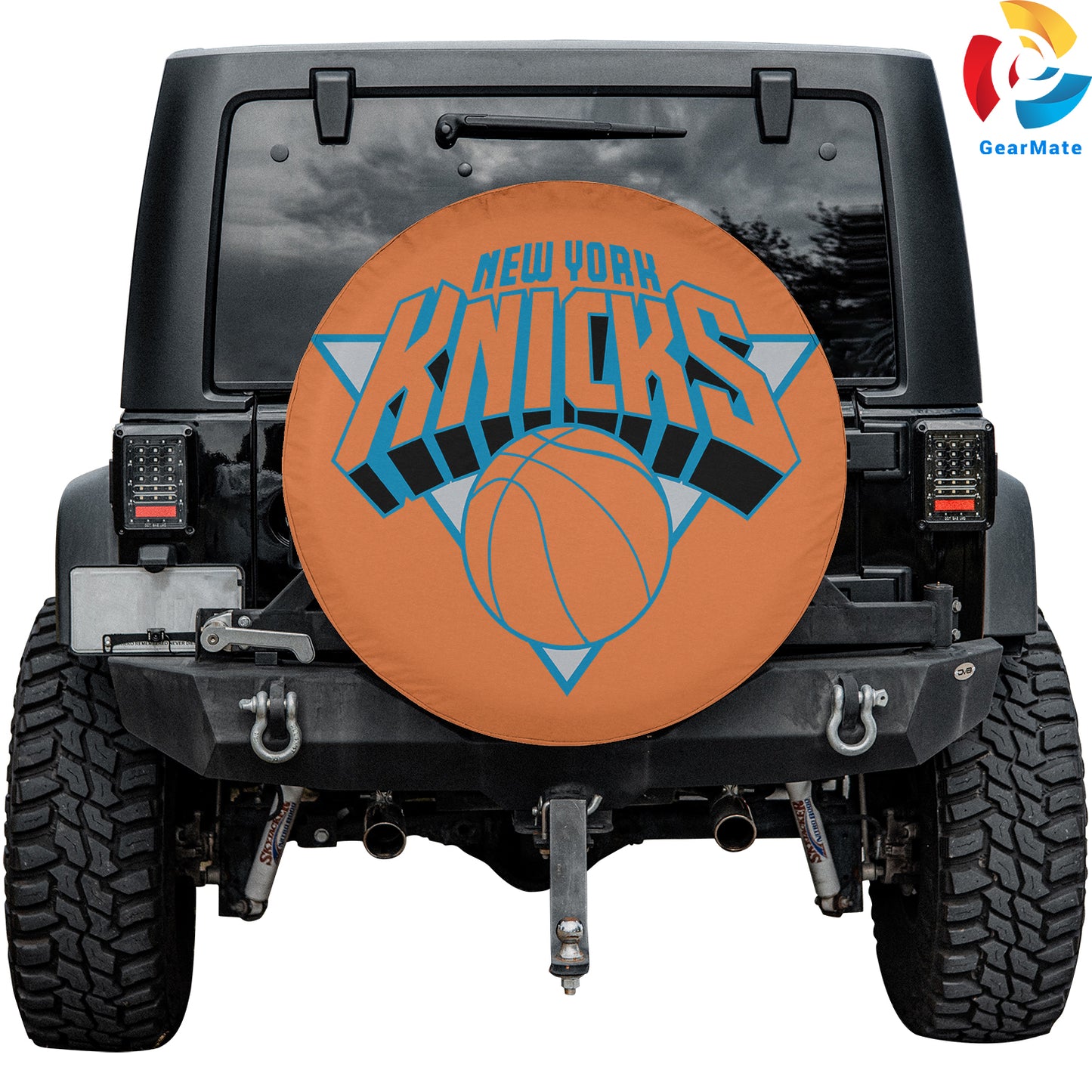 New York Knicks NBA Fans Spare Tire Cover – Premium Waterproof UV-Resistant Protector