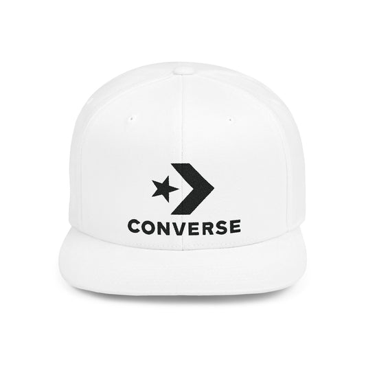 Converse Flat Bill Snapback – Lightweight, Custom Fit, Premium Quality