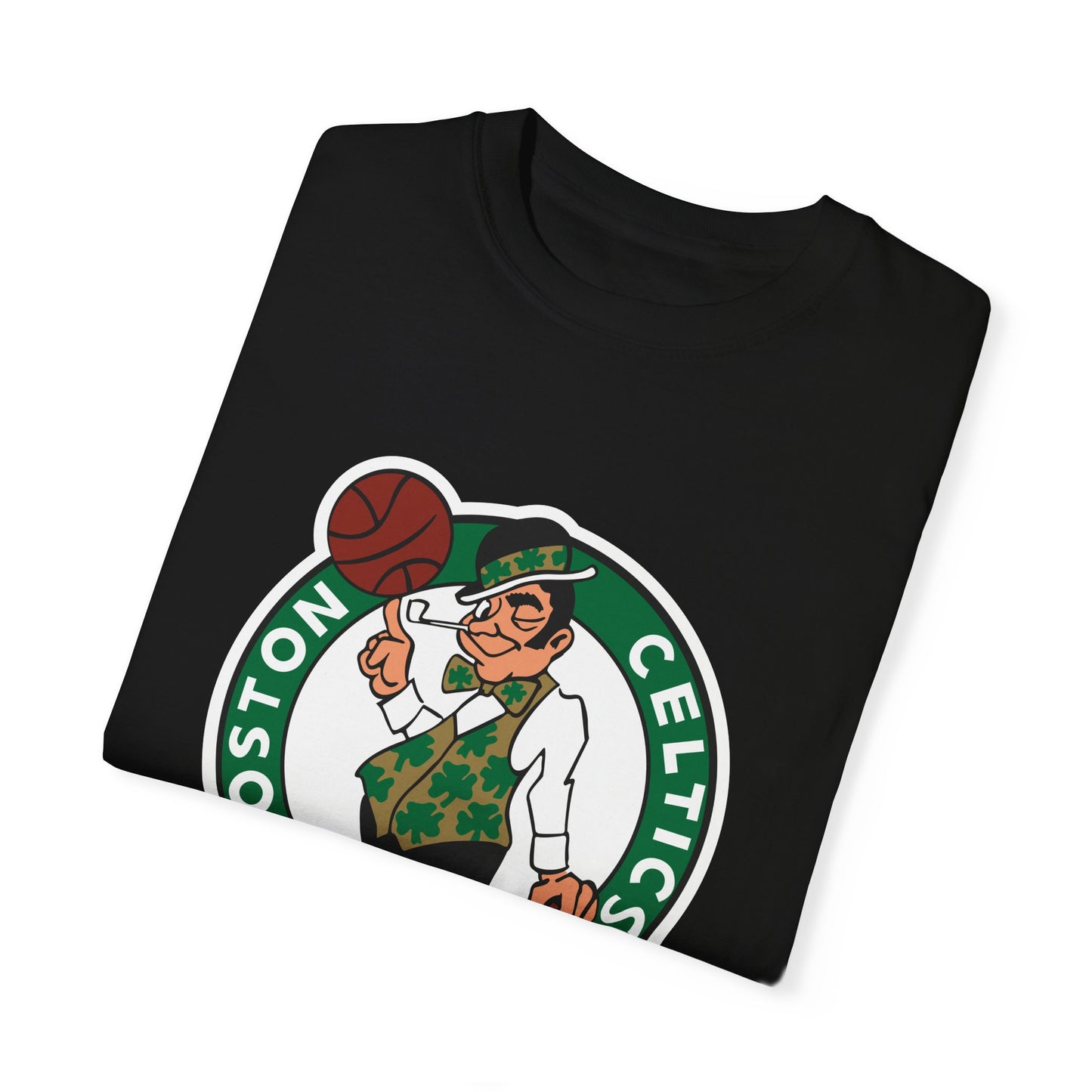 Boston Celtics Street Ball Style Garment-Dyed T-Shirt – Premium Cotton Tee for Customization