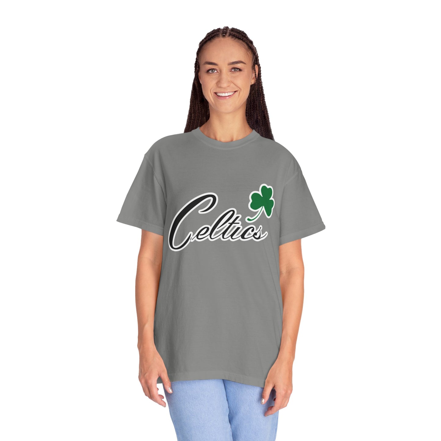 Boston Celtics Game Day Vibes Style Garment-Dyed T-Shirt – Premium Cotton Tee for Customization