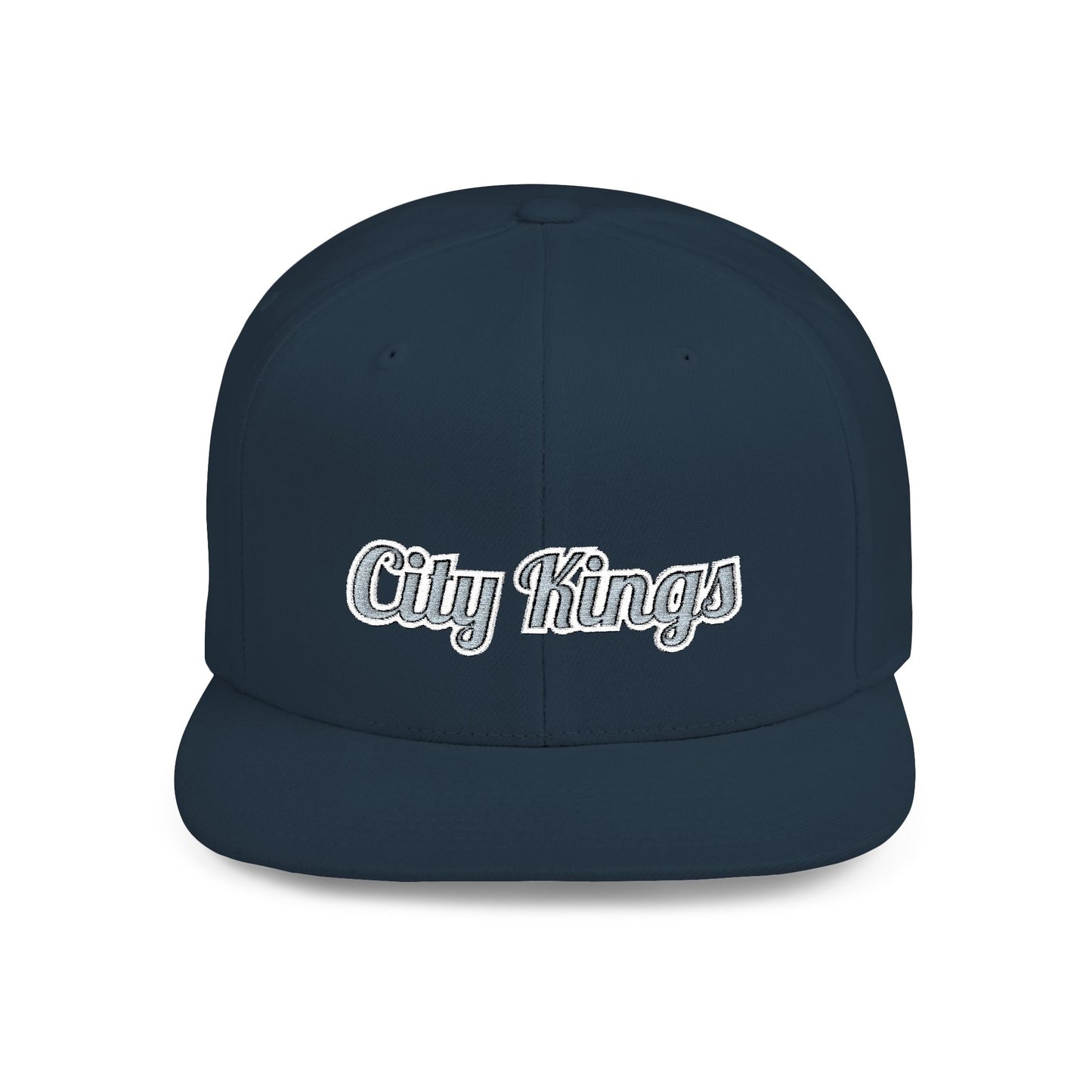 Text City Kings Flat Bill Snapback – Lightweight, Custom Fit, Premium Quality