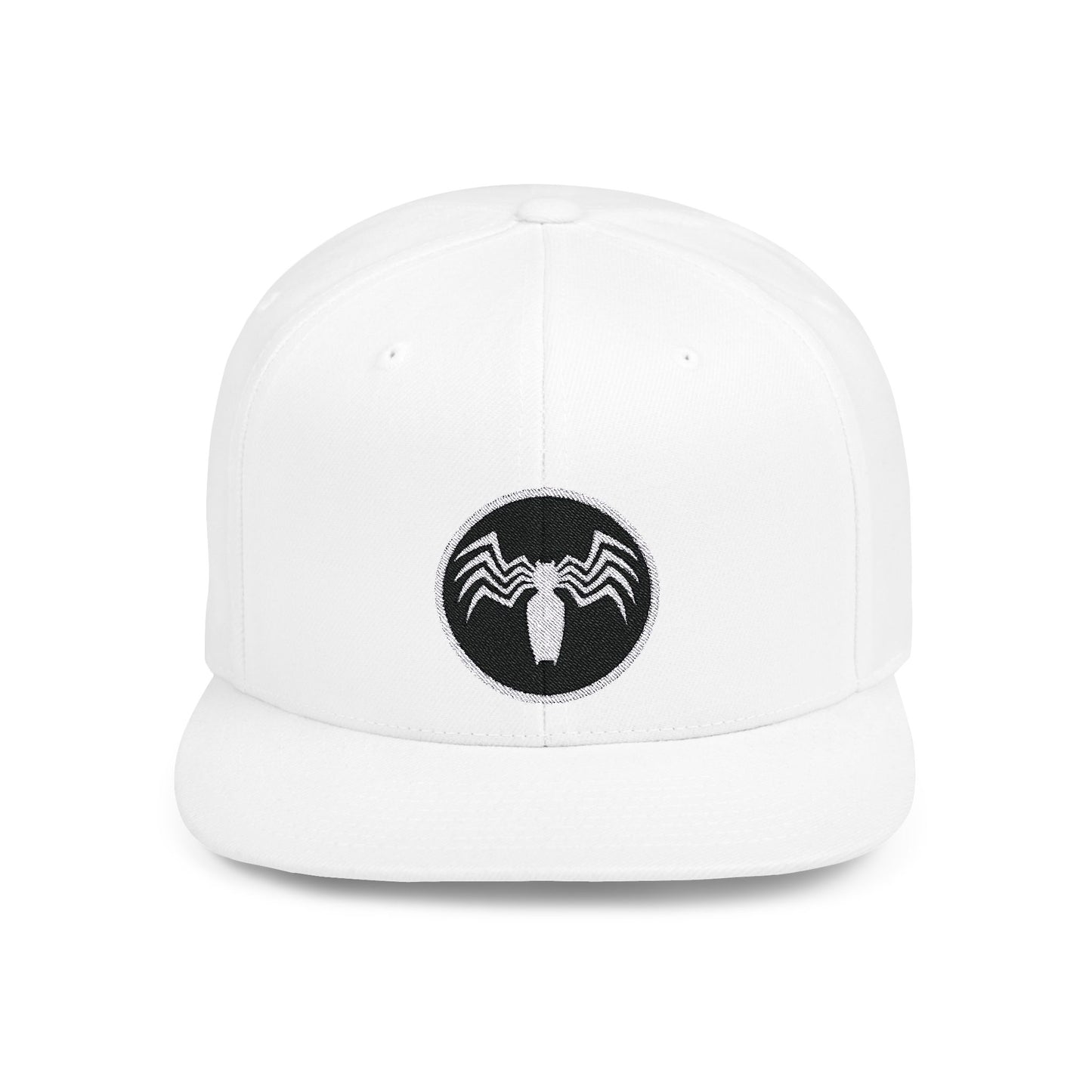 Venom Black Marvel Flat Bill Snapback – Lightweight, Custom Fit, Premium Quality