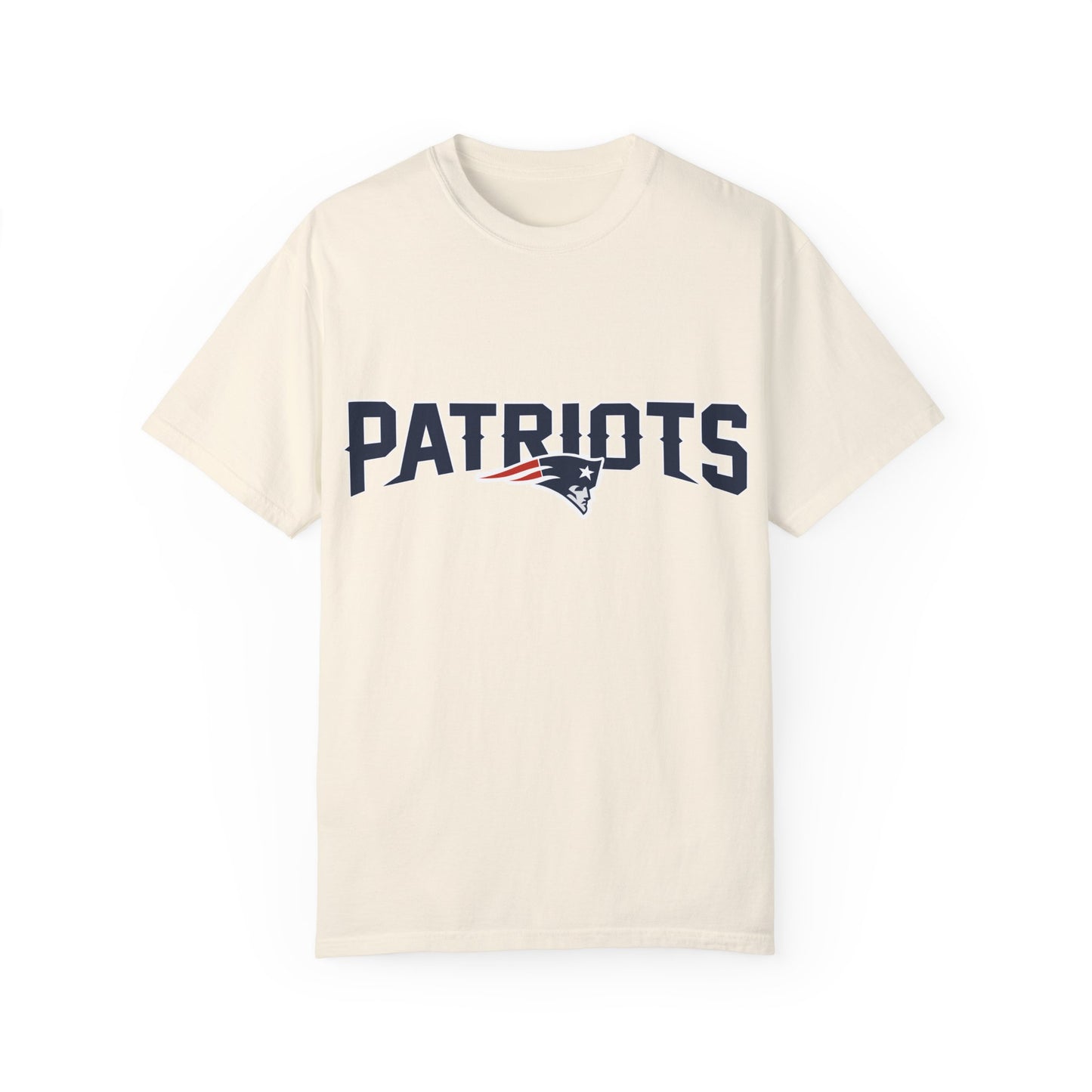 New England Patriots Football Merchandise Garment-Dyed T-Shirt – Premium Cotton Tee for Customization