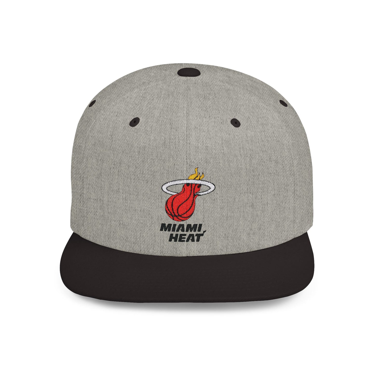 Miami Heat Flat Bill Snapback – Lightweight, Custom Fit, Premium Quality