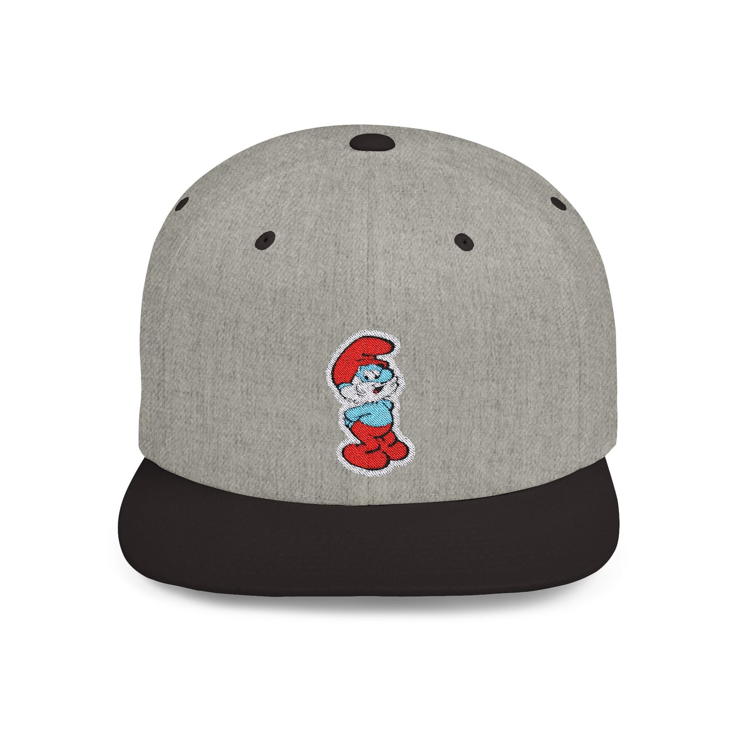 Papa Smurf Flat Bill Snapback – Lightweight, Custom Fit, Premium Quality