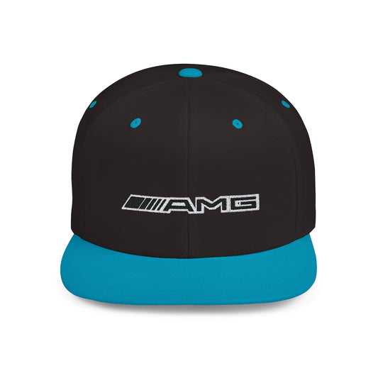 AMG Flat Bill Snapback – Lightweight, Custom Fit, Premium Quality