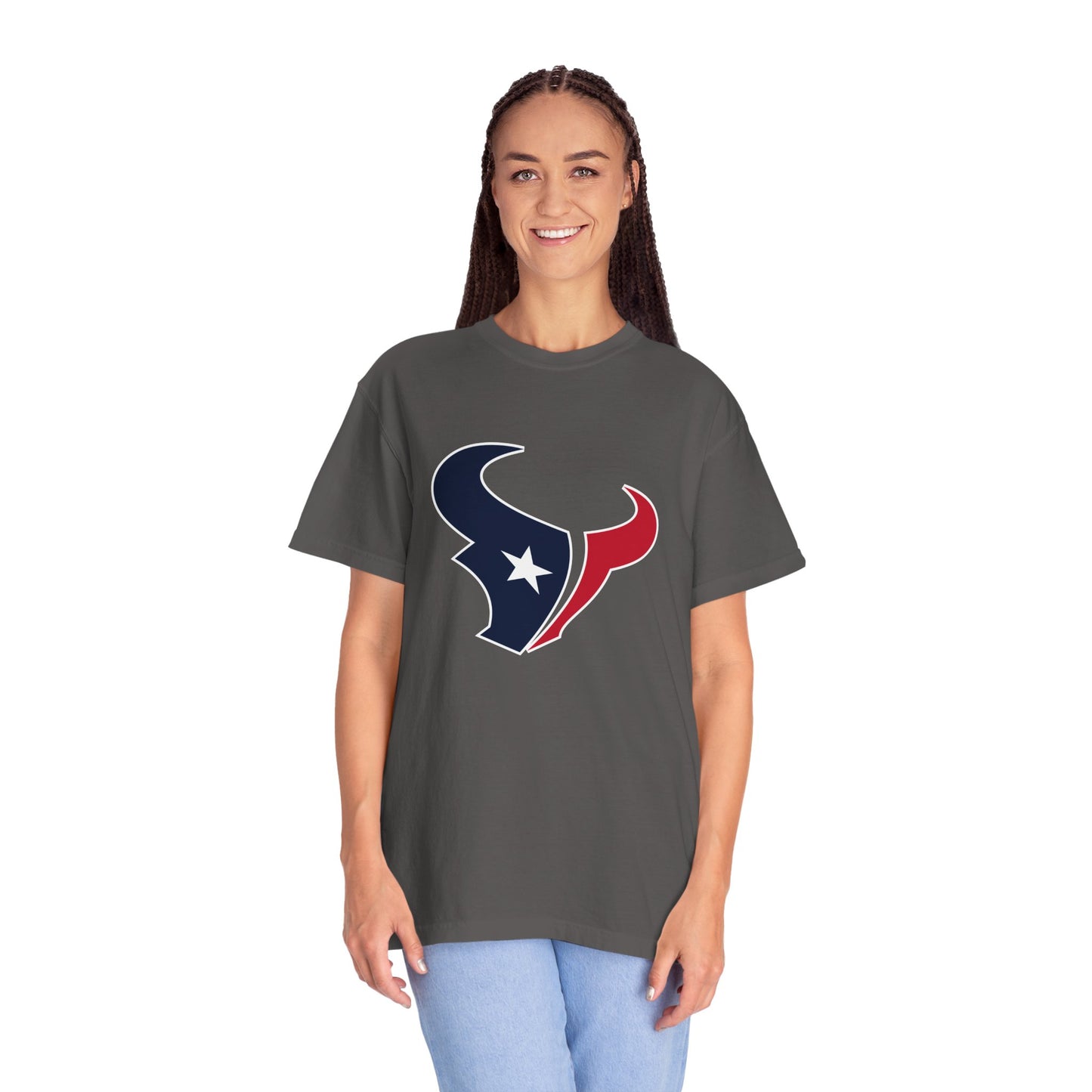 Houston Texans Gear Garment-Dyed T-Shirt – Premium Cotton Tee for Customization