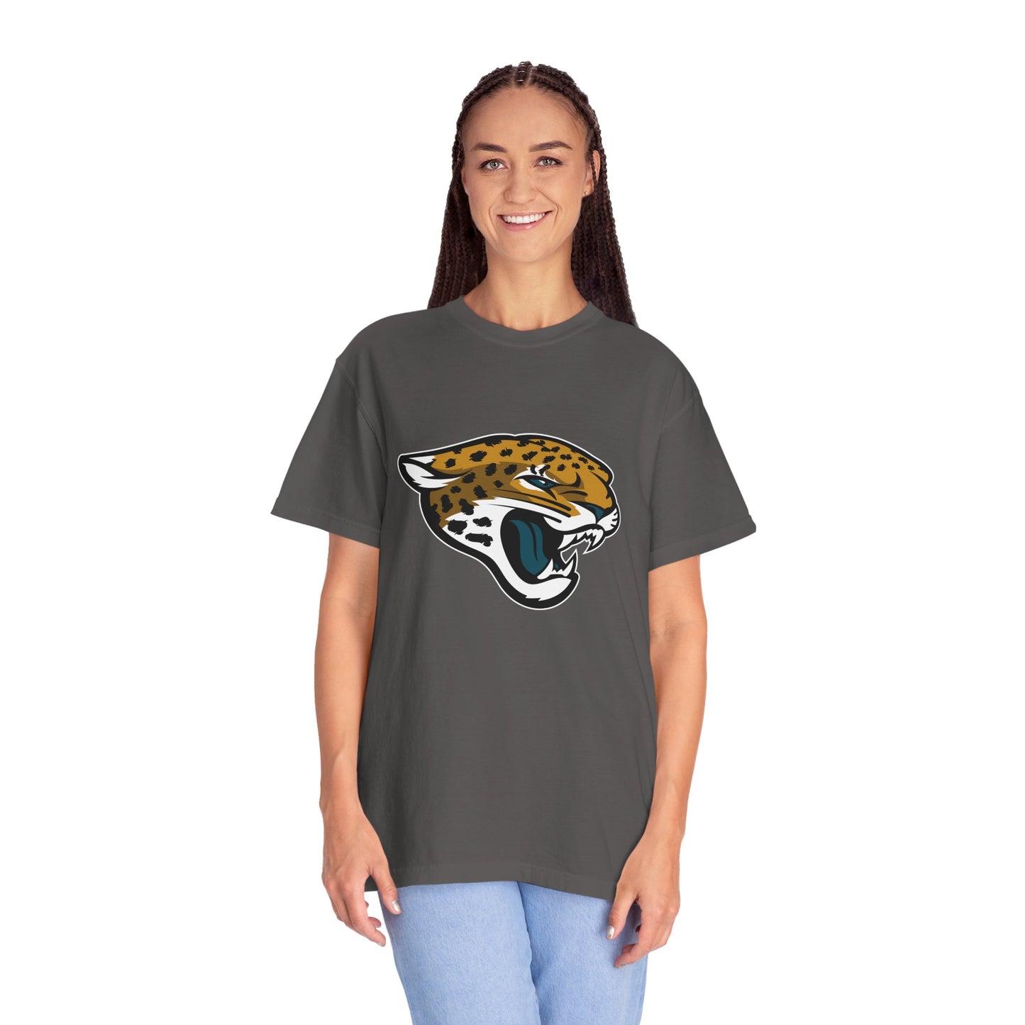 Jacksonville Jaguars Team Merch Garment-Dyed T-Shirt – Premium Cotton Tee for Customization