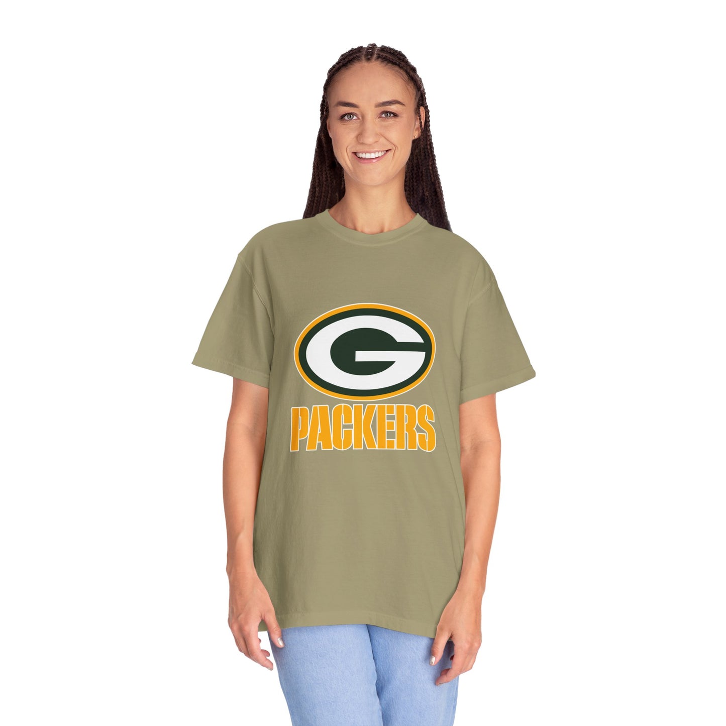 Green Bay Packers Merchandise Garment-Dyed T-Shirt – Premium Cotton Tee for Customization