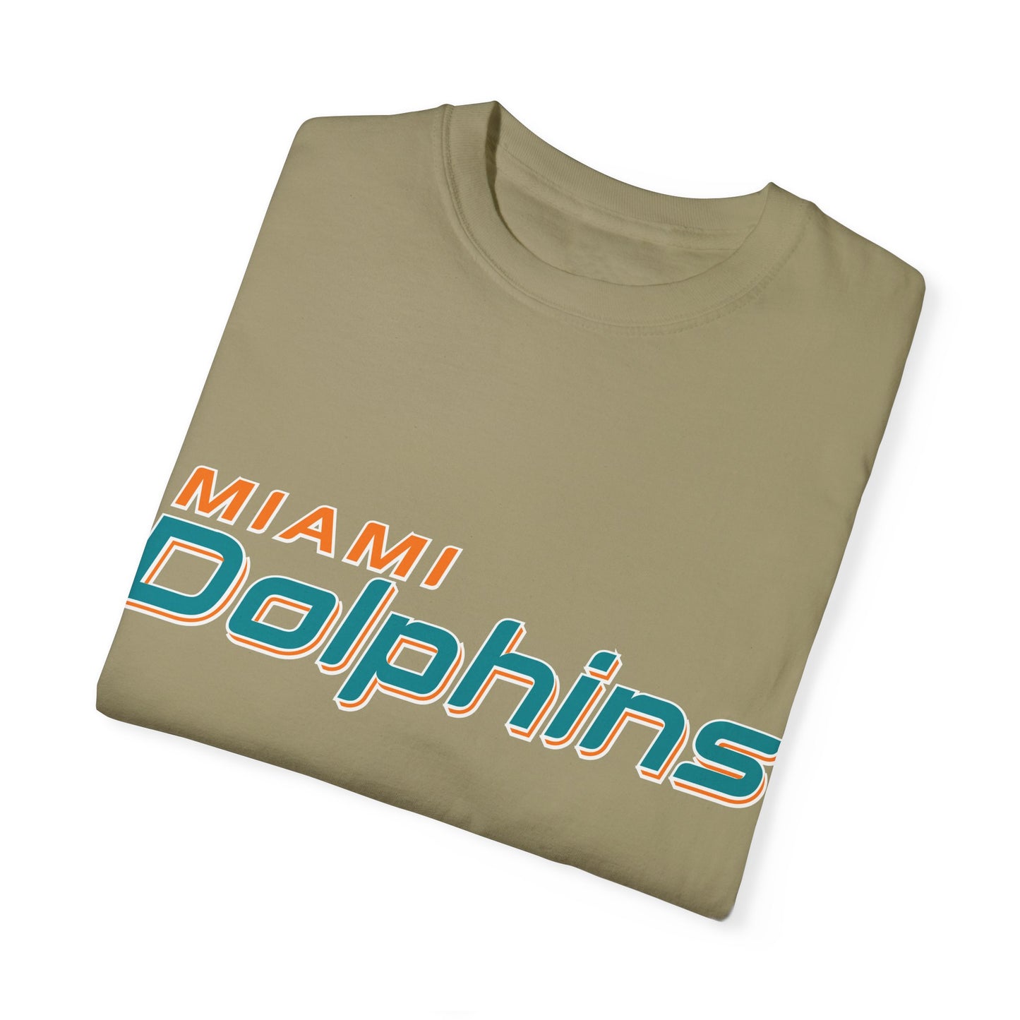 Miami Dolphins Garment-Dyed T-Shirt – Premium Cotton Tee for Customization