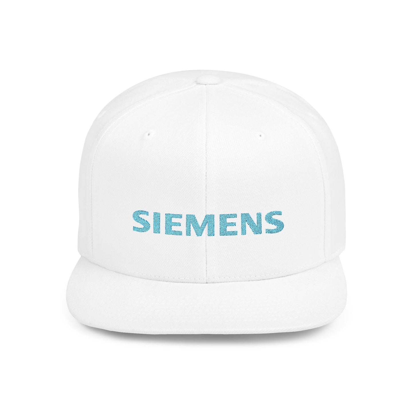 Siemens Flat Bill Snapback – Lightweight, Custom Fit, Premium Quality