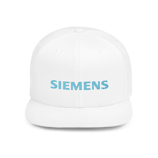 Siemens Flat Bill Snapback – Lightweight, Custom Fit, Premium Quality