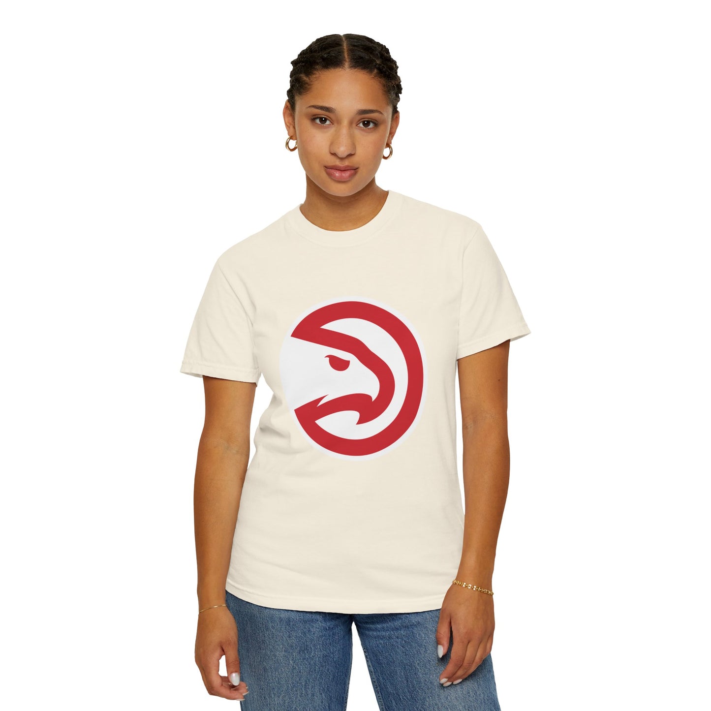 Atlanta Hawks Built Different Garment-Dyed T-Shirt – Premium Cotton Tee for Customization