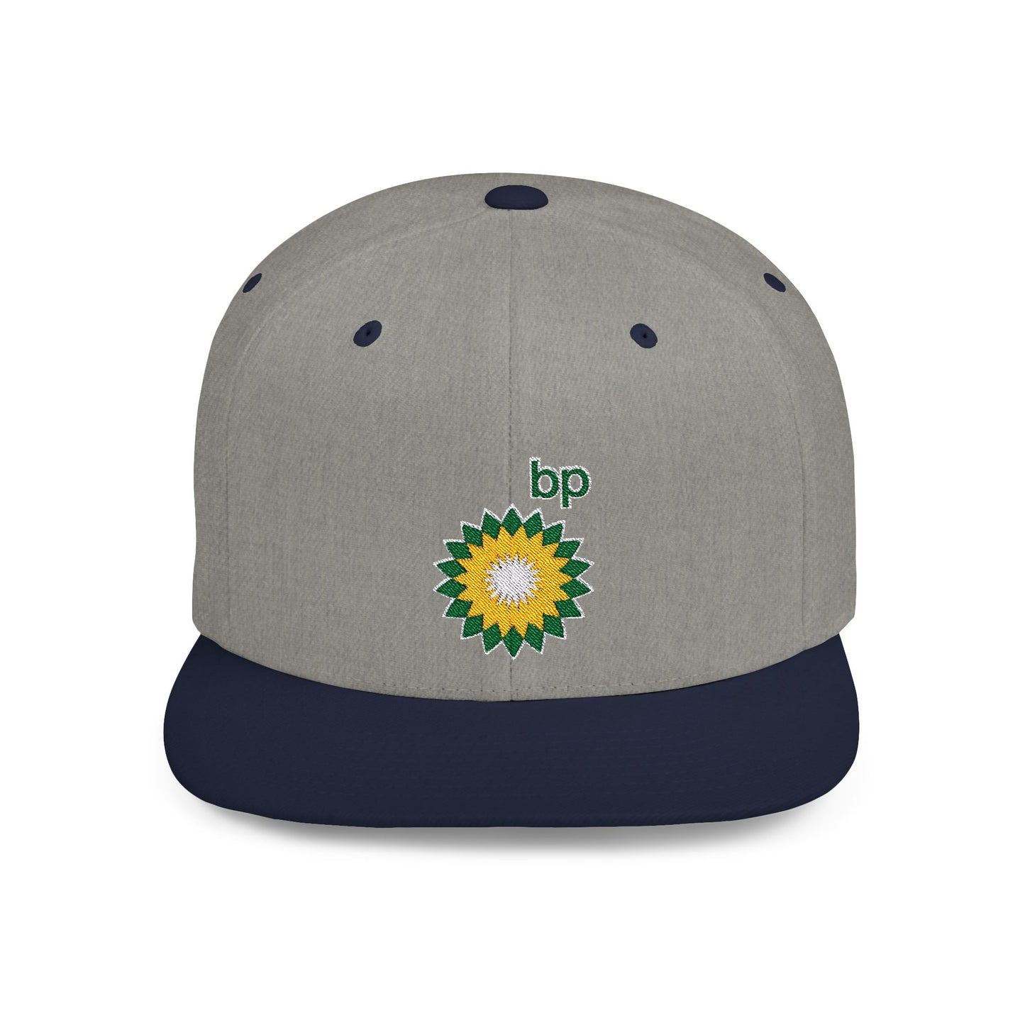 BP Oil Flat Bill Snapback – Lightweight, Custom Fit, Premium Quality