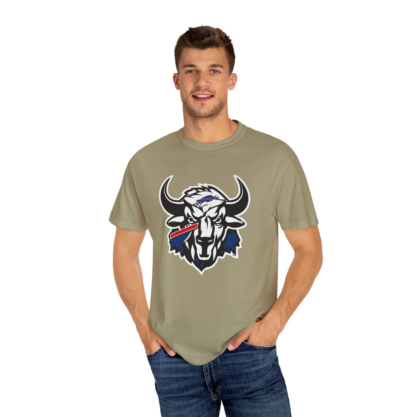 Buffalo Bills New Style Garment-Dyed T-Shirt – Premium Cotton Tee for Customization