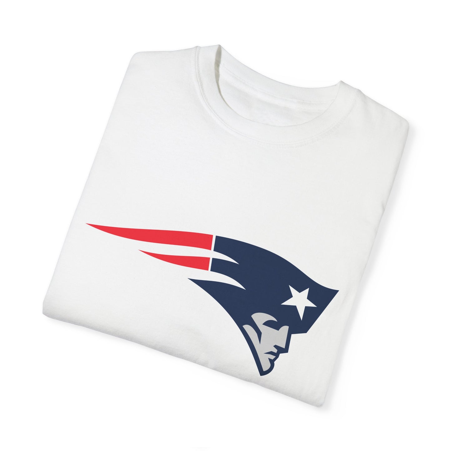 New England Patriots Gear Garment-Dyed T-Shirt – Premium Cotton Tee for Customization