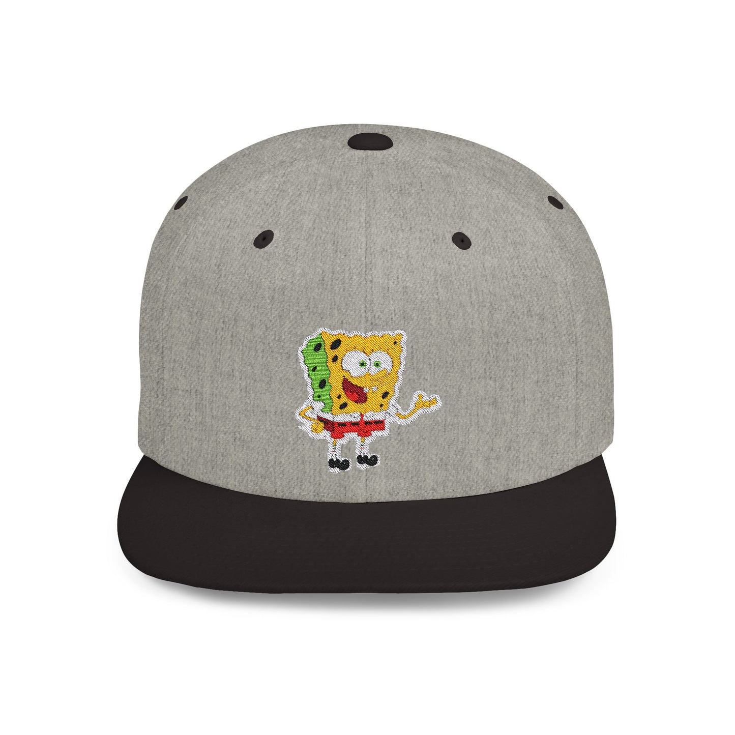 Bob Esponja Flat Bill Snapback – Lightweight, Custom Fit, Premium Quality