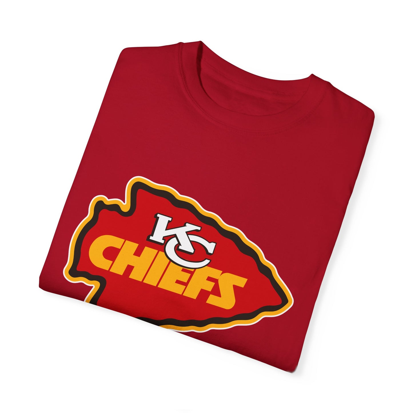 Kansas City Chiefs Apparel Garment-Dyed T-Shirt – Premium Cotton Tee for Customization