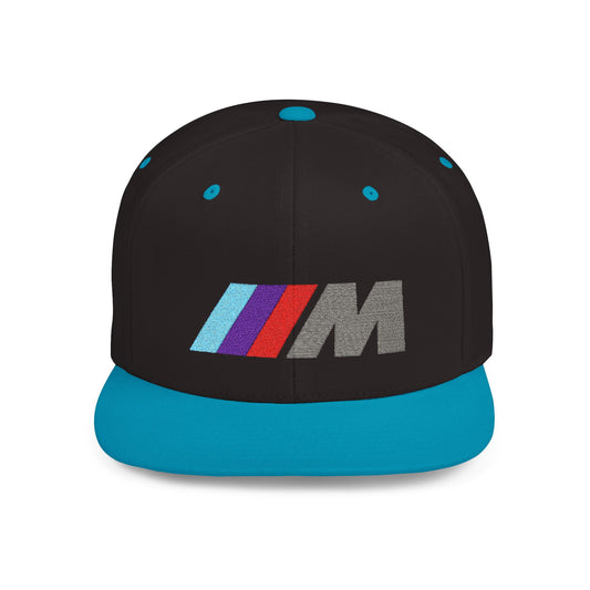 BMW Auto Fast Flat Bill Snapback – Lightweight, Custom Fit, Premium Quality