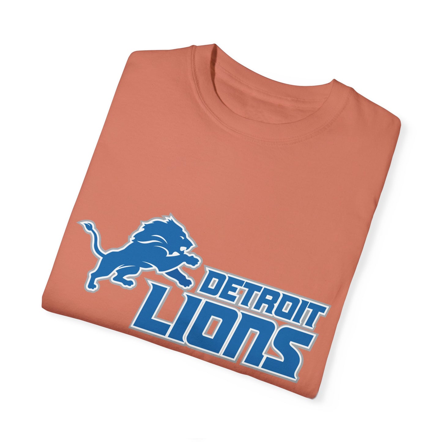 Detroit Lions Nation Garment-Dyed T-Shirt – Premium Cotton Tee for Customization