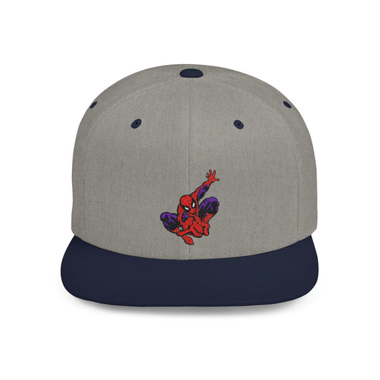 Spiderman Flying Flat Bill Snapback – Lightweight, Custom Fit, Premium Quality