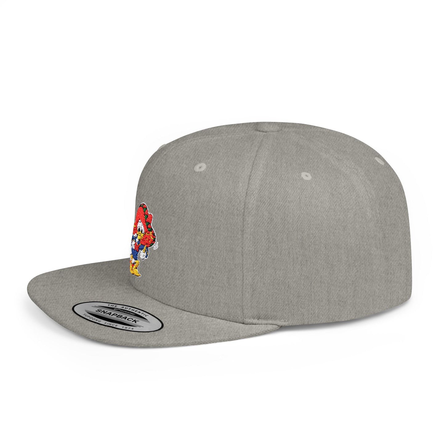 Donald Duck Cinco De Mayo Flat Bill Snapback – Lightweight, Custom Fit, Premium Quality