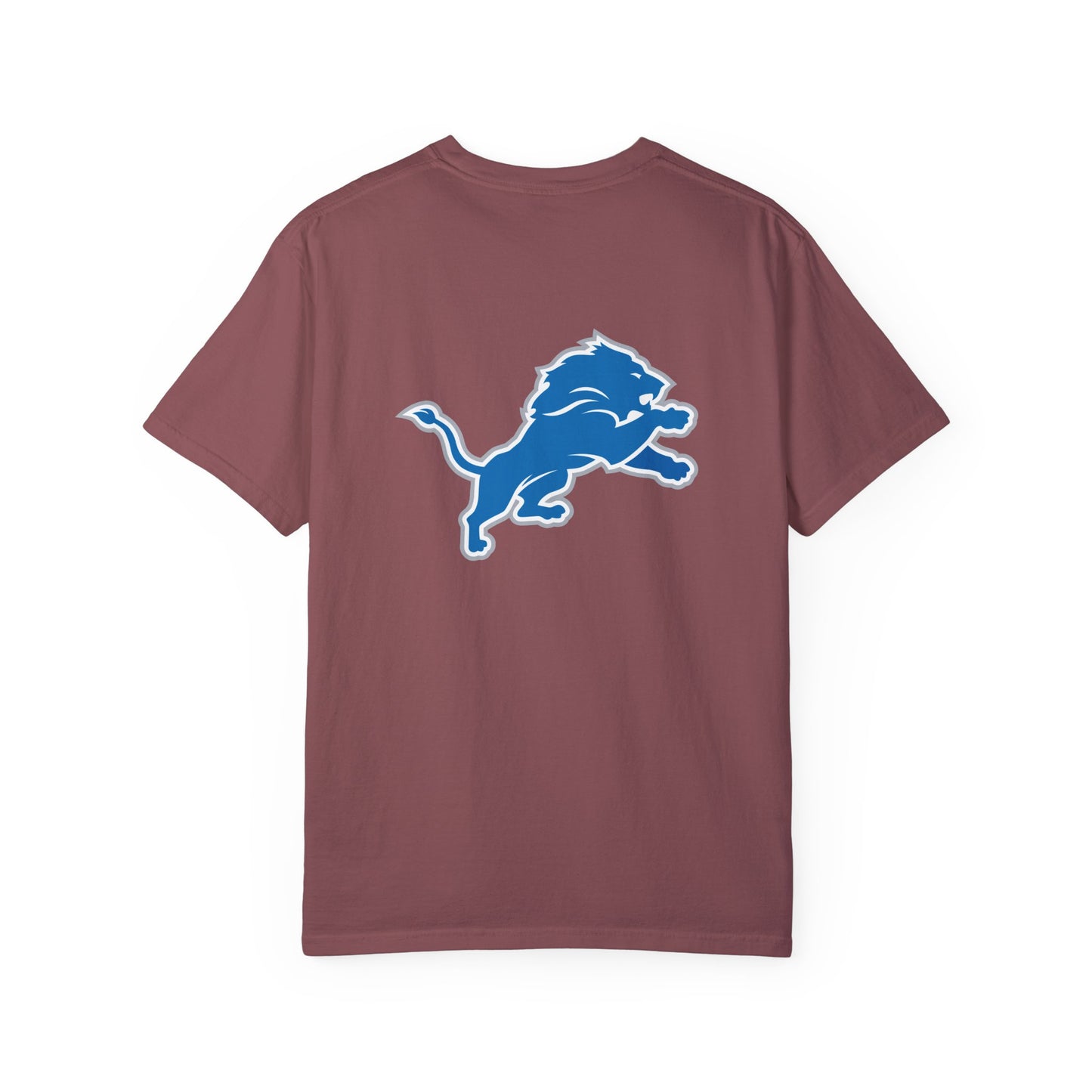 Detroit Lions Merchandise Garment-Dyed T-Shirt – Premium Cotton Tee for Customization