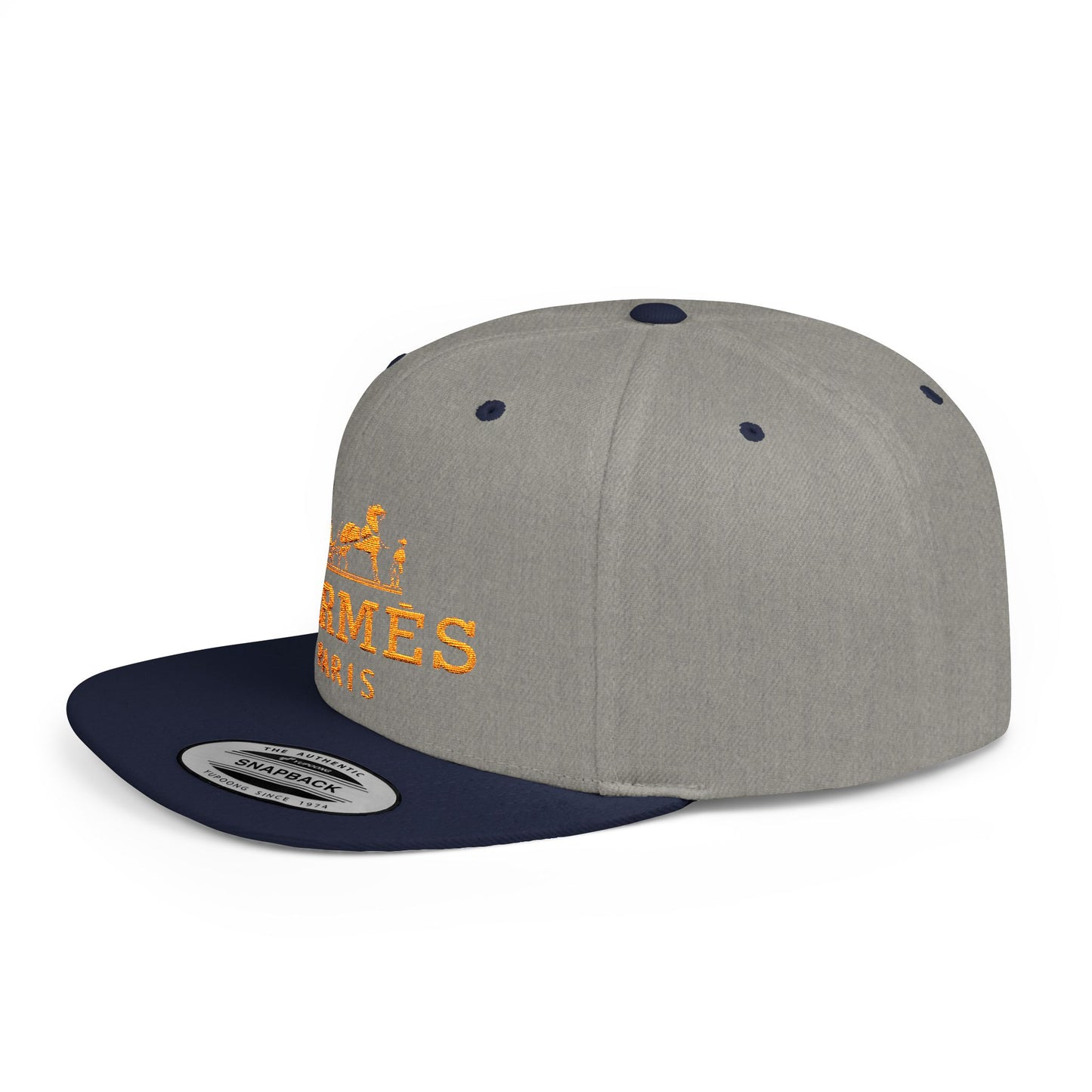 Hermès Paris Flat Bill Snapback – Lightweight, Custom Fit, Premium Quality