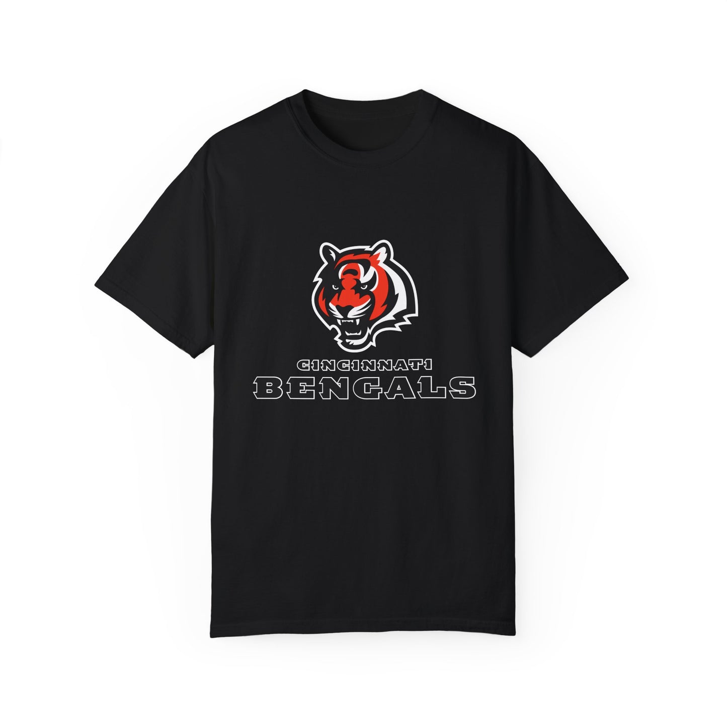 Cincinnati Bengals Gear Garment-Dyed T-Shirt – Premium Cotton Tee for Customization