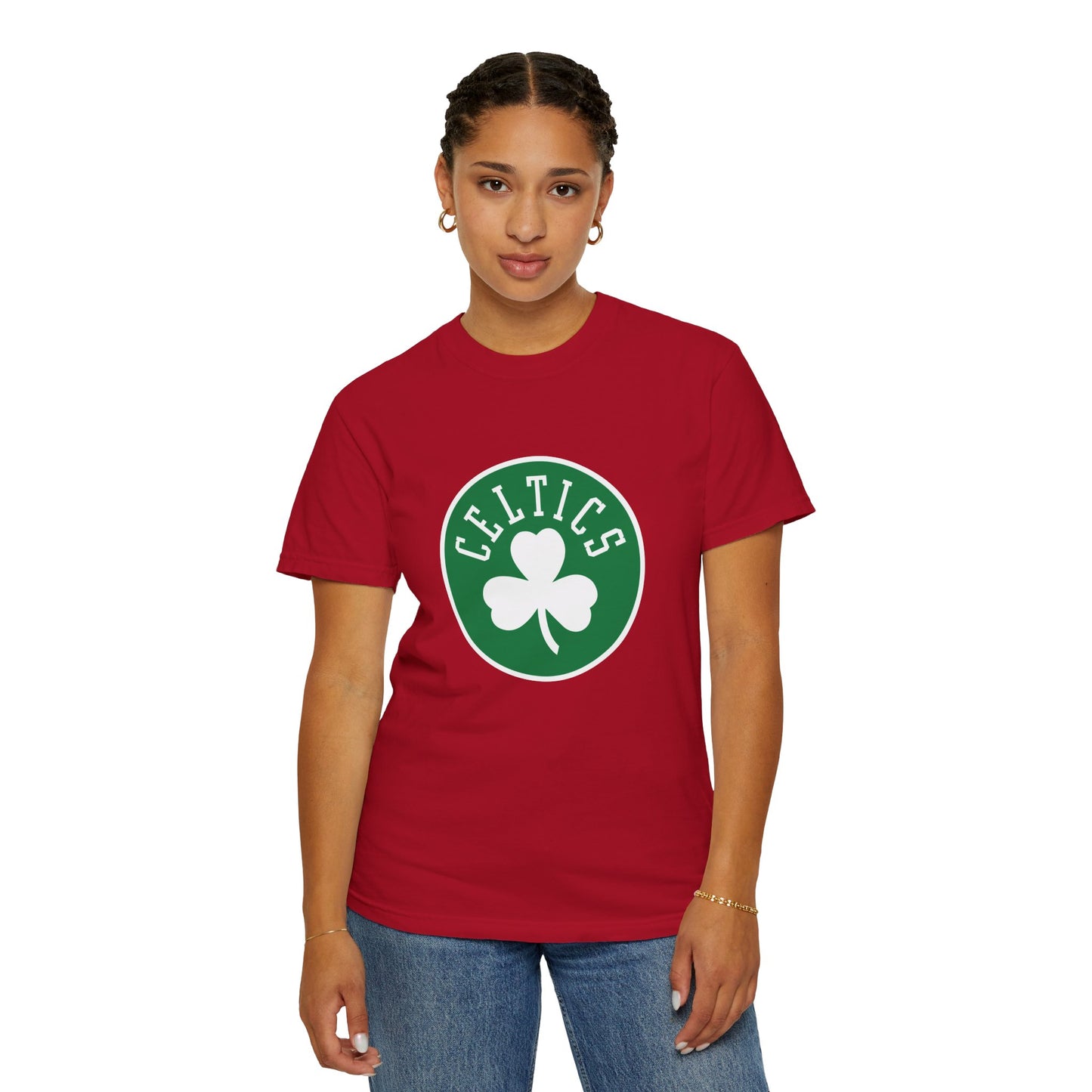 Boston Celtics Hoop Lifestyle Garment-Dyed T-Shirt – Premium Cotton Tee for Customization