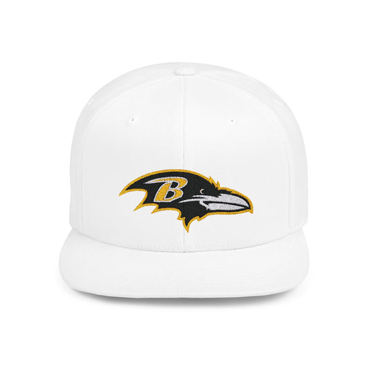 Baltimore Ravens Flat Bill Snapback – Lightweight, Custom Fit, Premium Quality