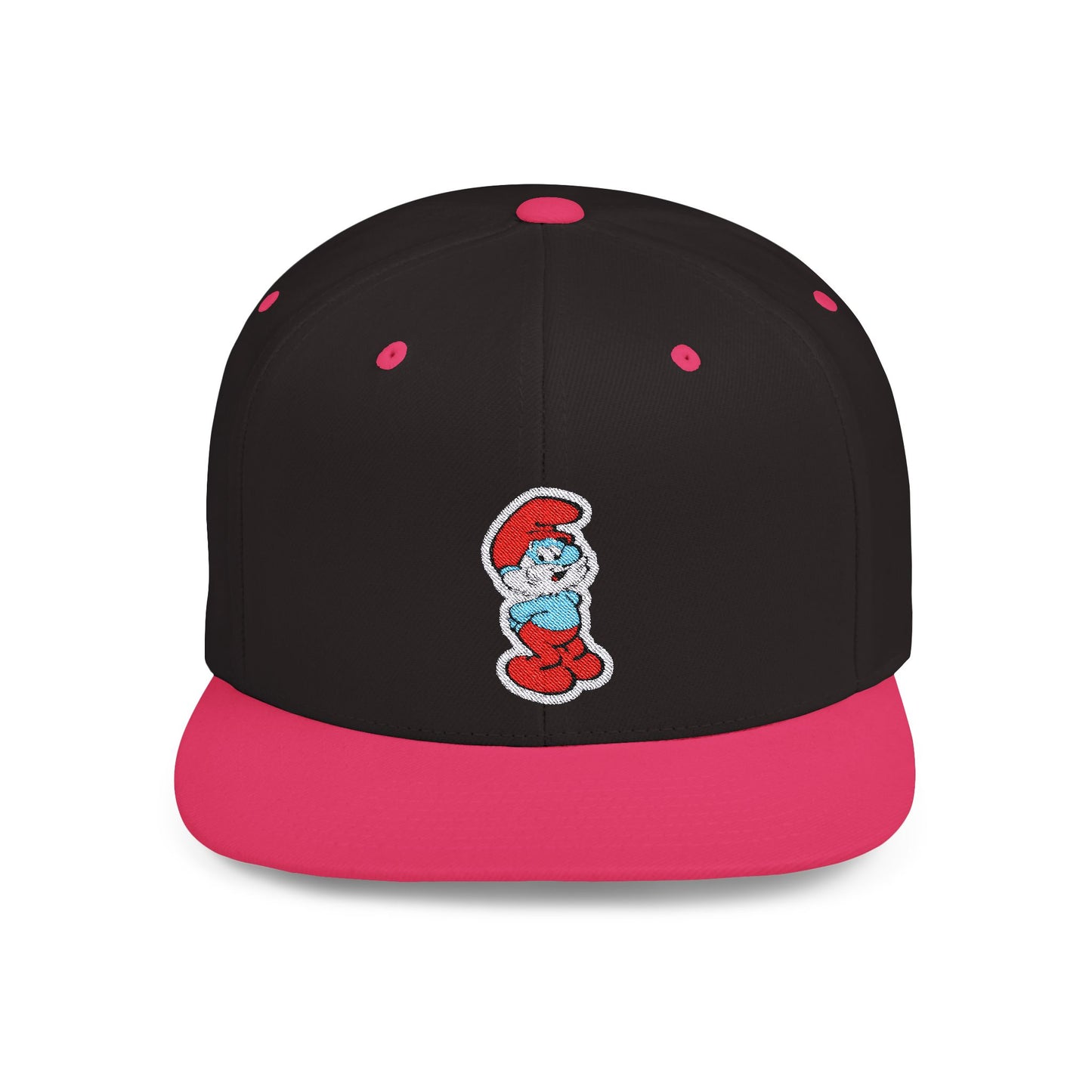 Papa Smurf Flat Bill Snapback – Lightweight, Custom Fit, Premium Quality