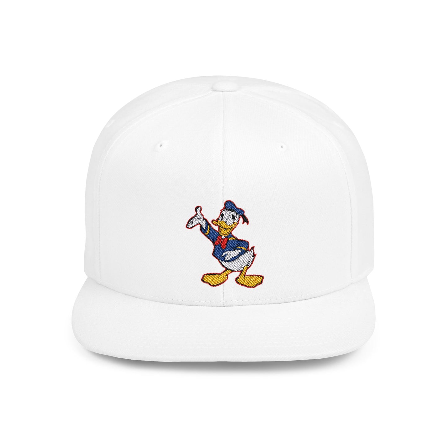 Donald Duck Flat Bill Snapback – Lightweight, Custom Fit, Premium Quality