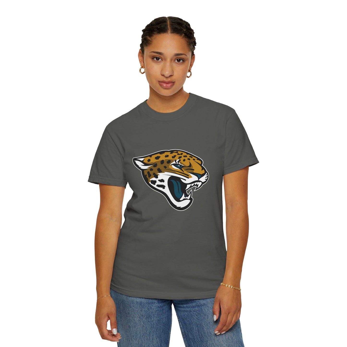 Jacksonville Jaguars Team Merch Garment-Dyed T-Shirt – Premium Cotton Tee for Customization