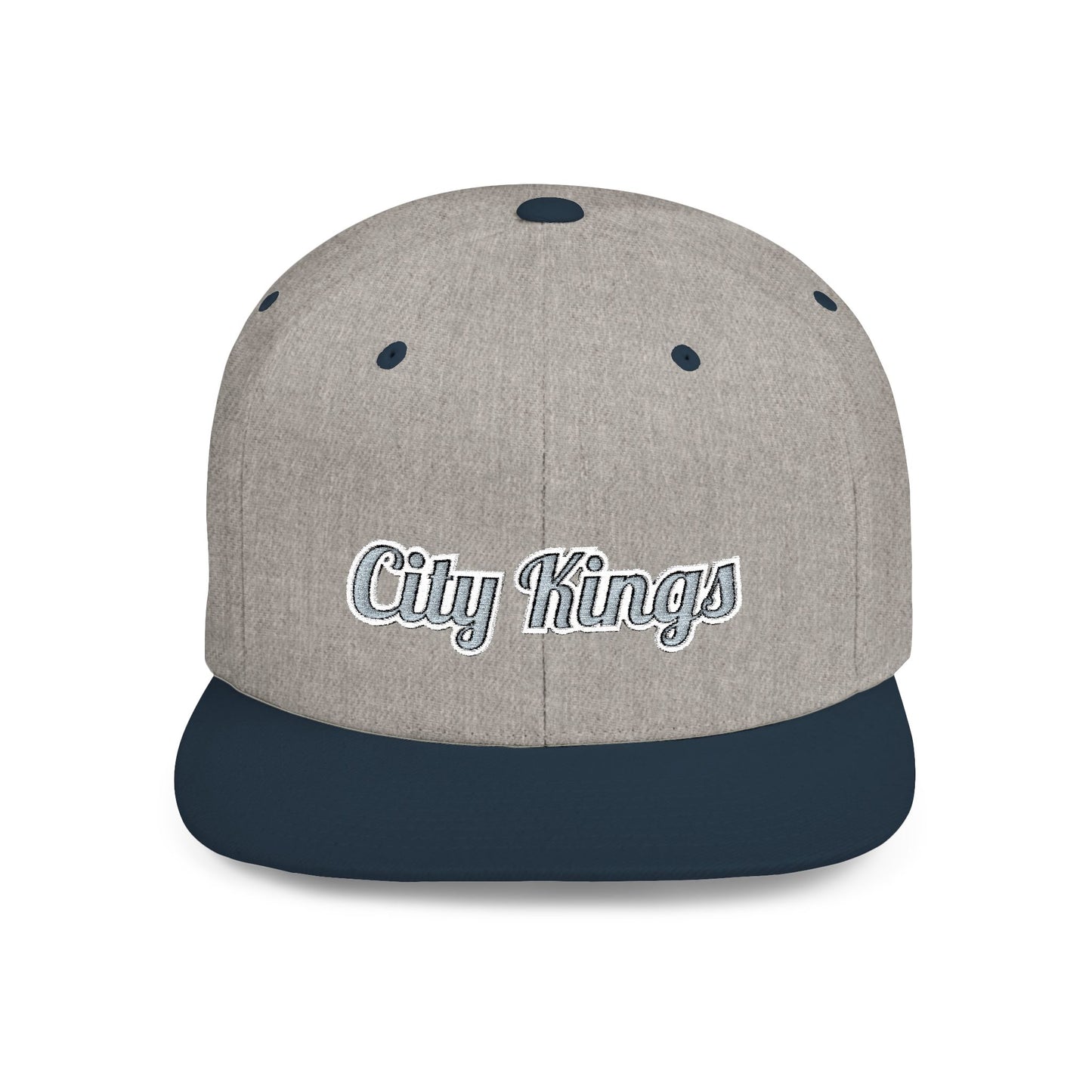 Text City Kings Flat Bill Snapback – Lightweight, Custom Fit, Premium Quality
