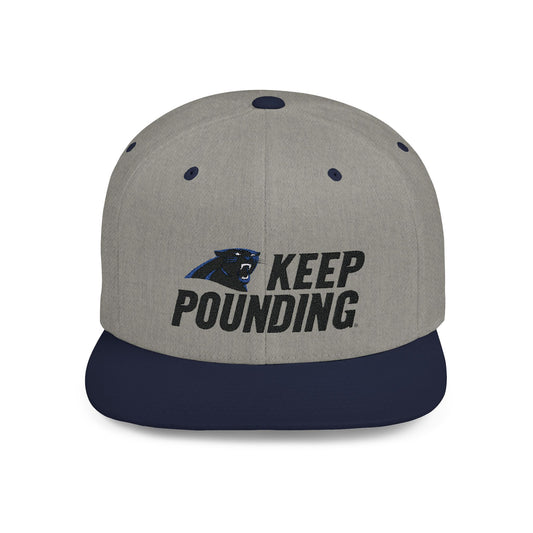 Carolina Panthers Keep Pounding Flat Bill Snapback – Lightweight, Custom Fit, Premium Quality