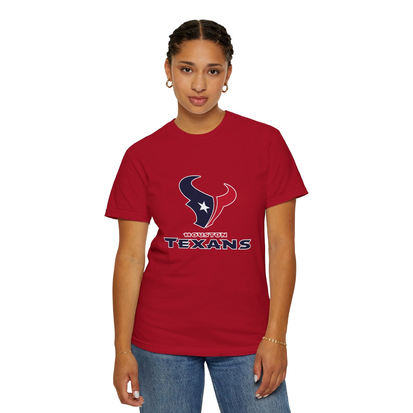 Houston Texans Fan Gifts Garment-Dyed T-Shirt – Premium Cotton Tee for Customization