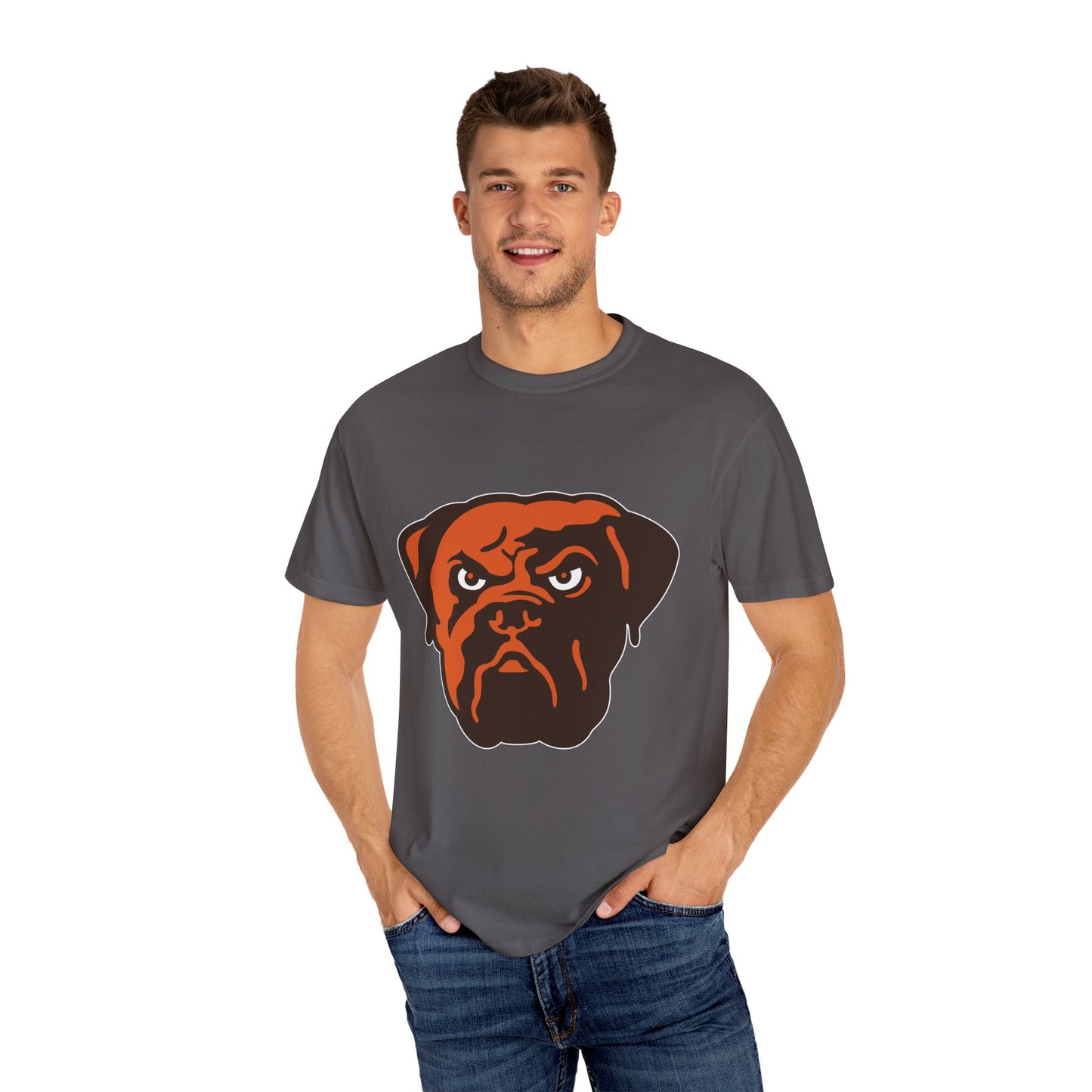 Cleveland Browns Collectibles Garment-Dyed T-Shirt – Premium Cotton Tee for Customization