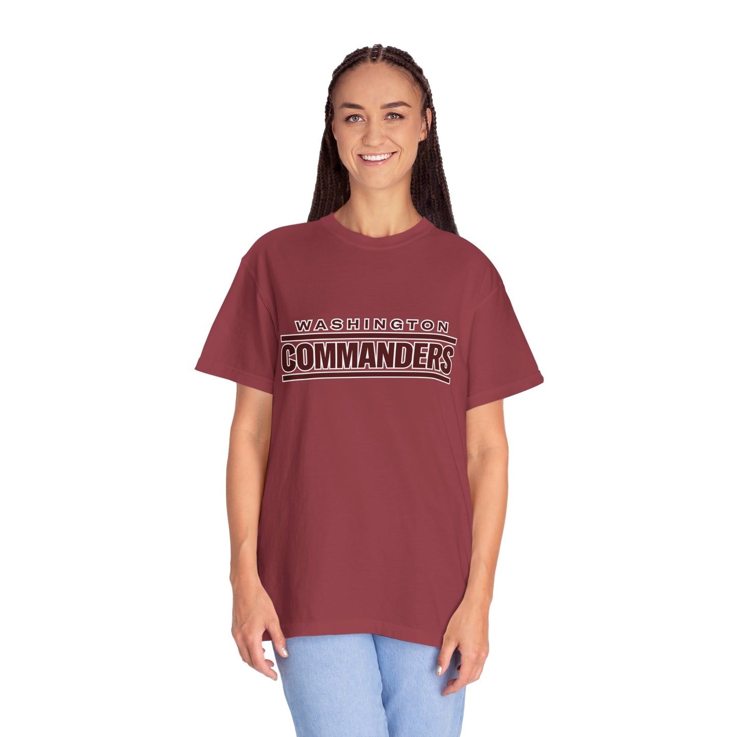 Washington Commanders Gear Garment-Dyed T-Shirt – Premium Cotton Tee for Customization