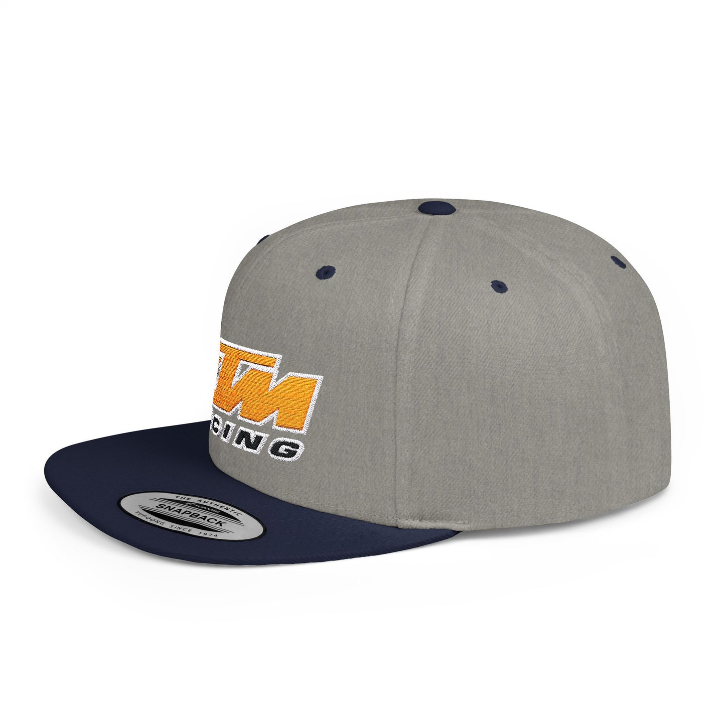 KTM Flat Bill Snapback – Lightweight, Custom Fit, Premium Quality