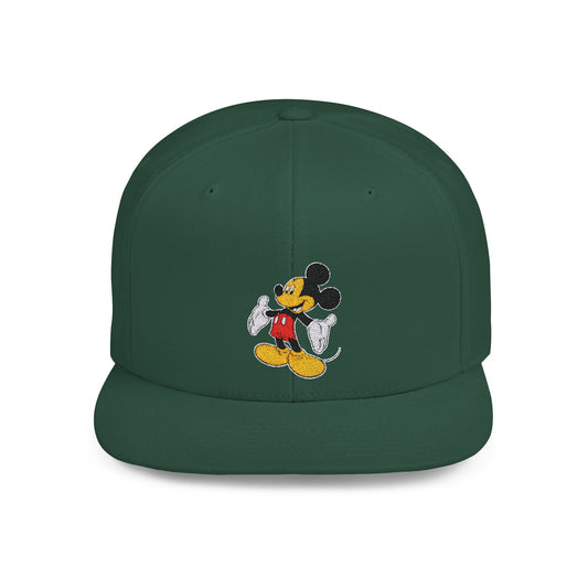 Mickey Mouse Magic Moments Flat Bill Snapback – Lightweight, Custom Fit, Premium Quality