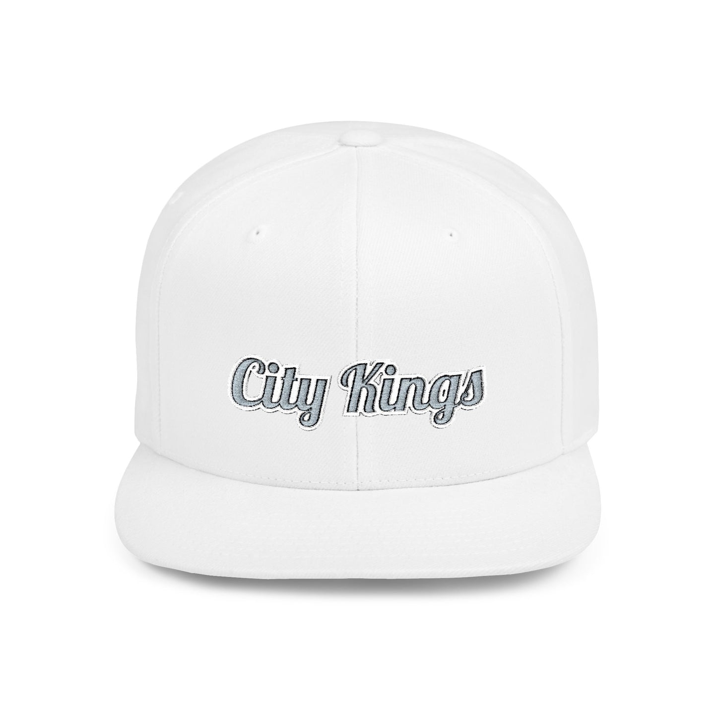 Text City Kings Flat Bill Snapback – Lightweight, Custom Fit, Premium Quality
