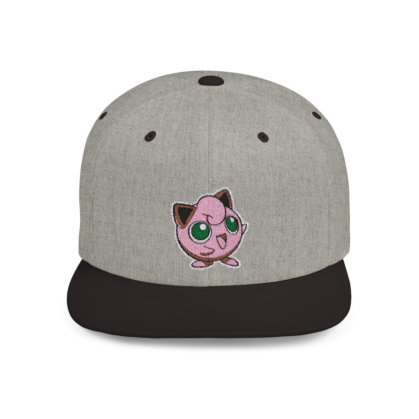 Jigglypuff Pokemon Flat Bill Snapback – Lightweight, Custom Fit, Premium Quality