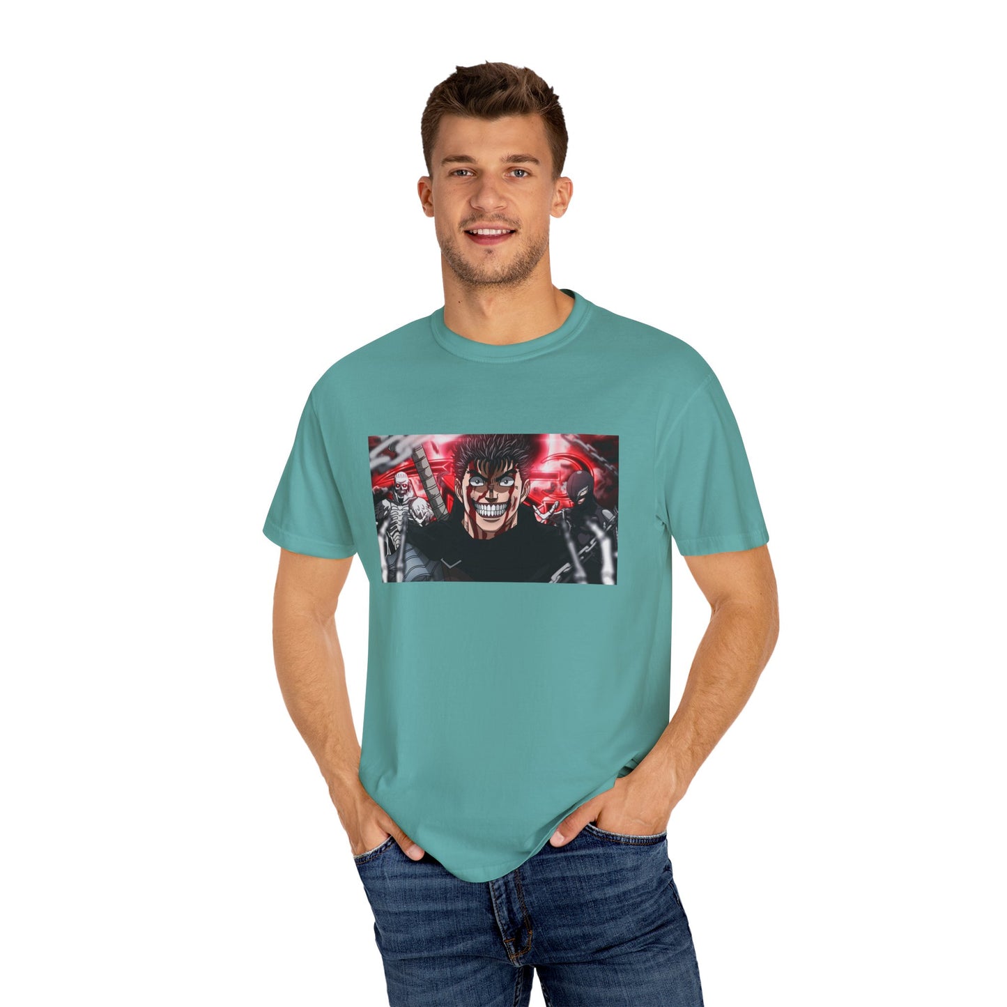Berserk Fan Art Garment-Dyed T-Shirt – Premium Cotton Tee for Customization