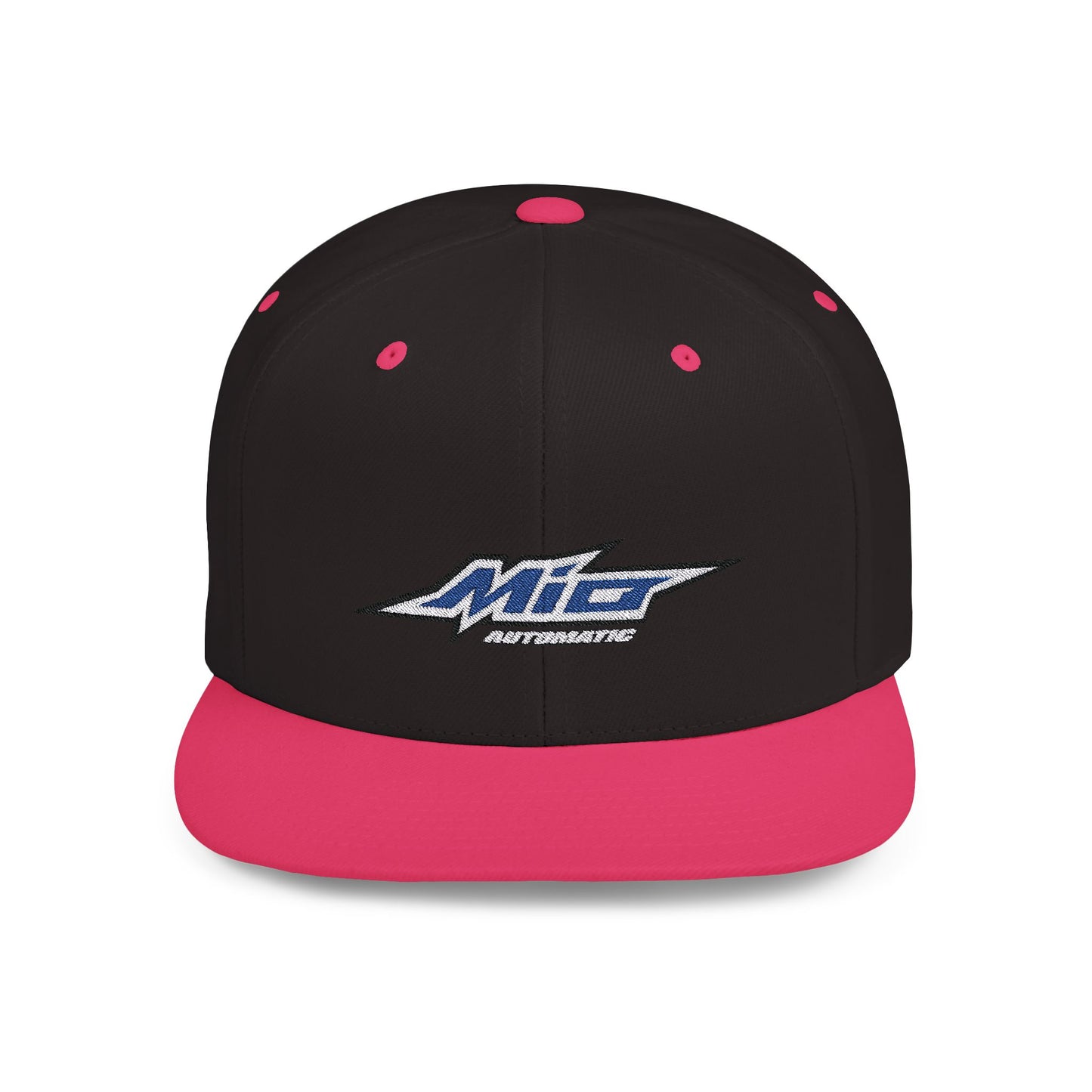 Mio Automatic Flat Bill Snapback – Lightweight, Custom Fit, Premium Quality