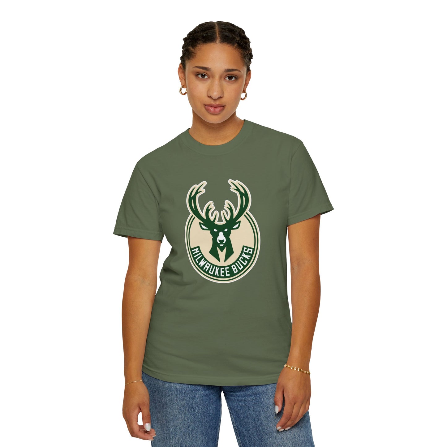 Milwaukee Bucks Play To Win Garment-Dyed T-Shirt – Premium Cotton Tee for Customization