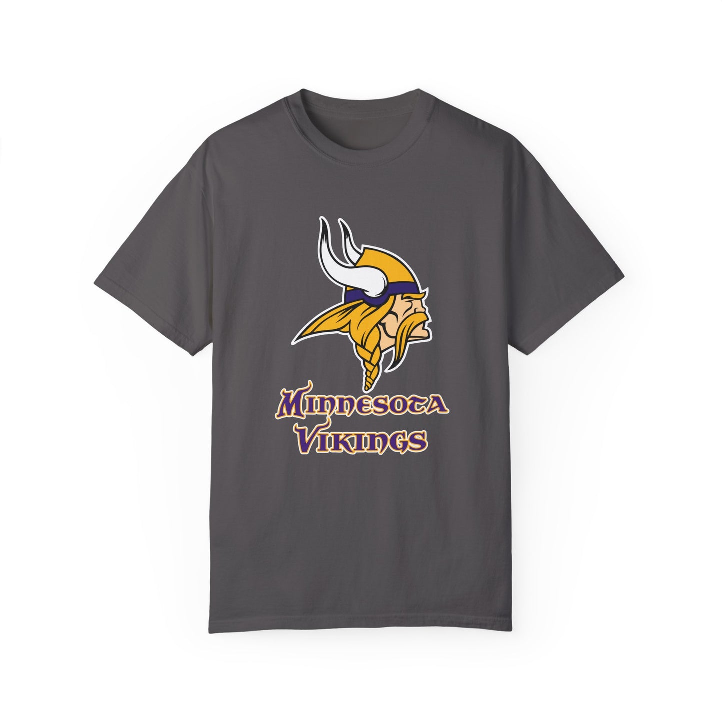 Minnesota Vikings Merchandise Garment-Dyed T-Shirt – Premium Cotton Tee for Customization