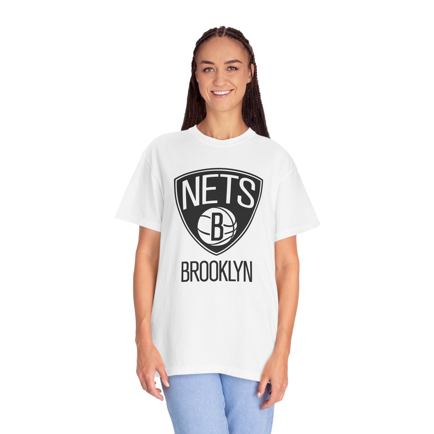 Brooklyn Nets Built Different Garment-Dyed T-Shirt – Premium Cotton Tee for Customization